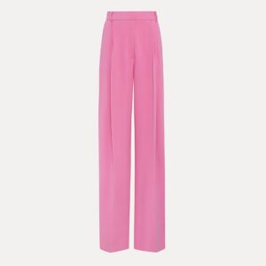 Flowy Silk Georgette Extensive-Leg Trousers