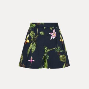 Vast Leg Shorts in Orchid Cotton Poplin